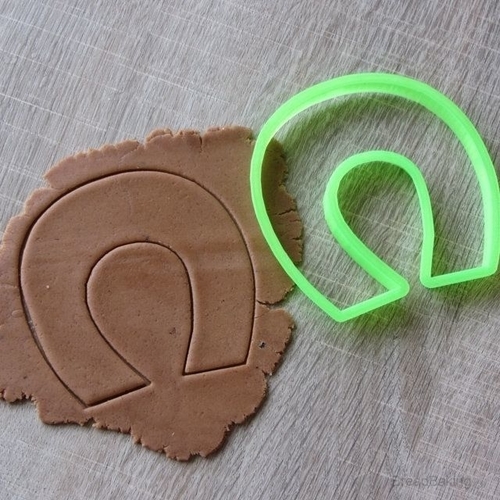 Horseshoe cookie cutter for professional  3D Print 153937