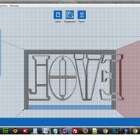 Set LOVE cookie cutter for professional - Thumbnail 1