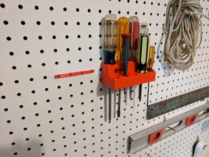 Pegboard Mounted Pen Holder by kwh32901  Peg board, 3d printing, 3d  printer designs