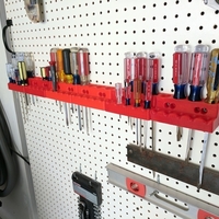 Screwdriver holder for pegboard - Thumbnail 6