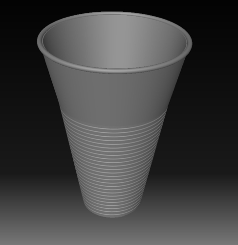 Plastic Cup 3D Print 154110