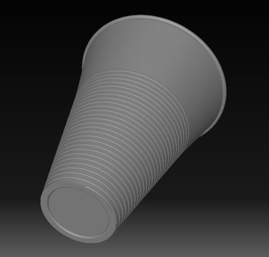 Plastic Cup 3D Print 154111