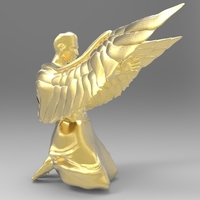 Small Angel Pose 3D Printing 154153