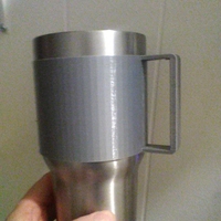 Small mossy oak stainless steel tumbler handle  3D Printing 154249