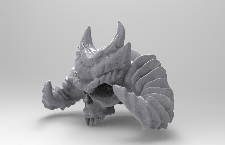 Devil Skull 3D Print 154330