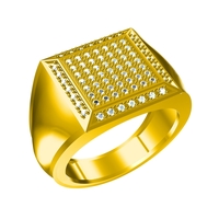 Small Mens Ring 3D CAD Model In STL Format 3D Printing 154435