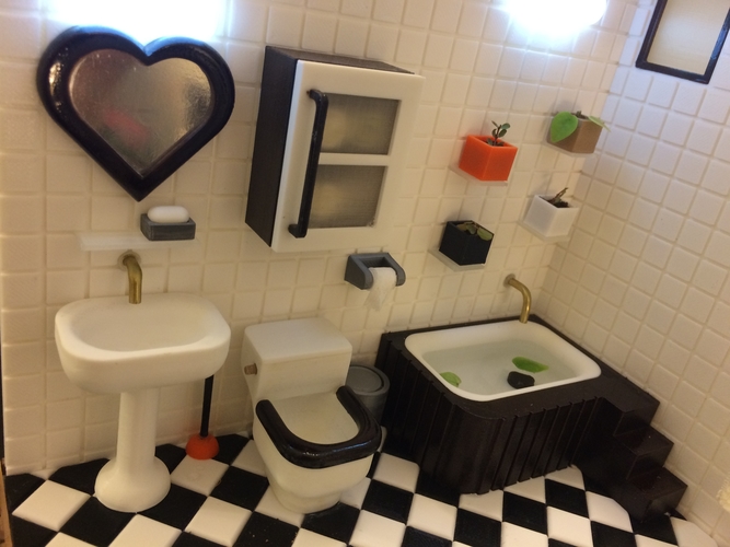 Miniature Toilet (batroom)