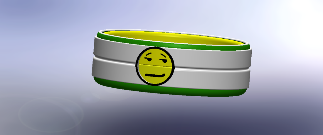 Totemoji bracelet version 2 3D Print 154508