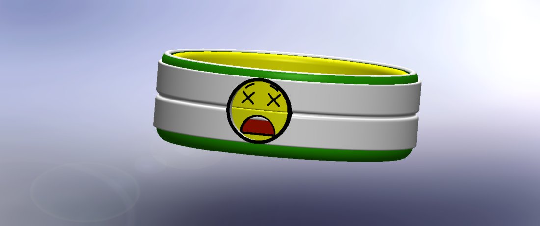 Totemoji bracelet version 2 3D Print 154509