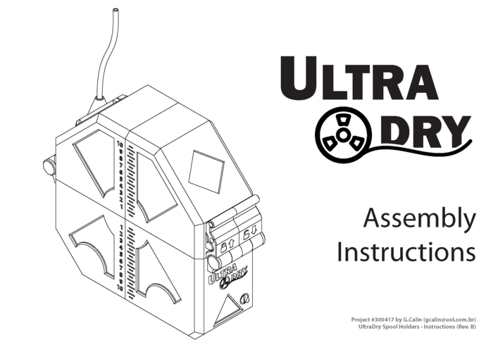 Ultra Dry Spool Holders 3D Print 154584