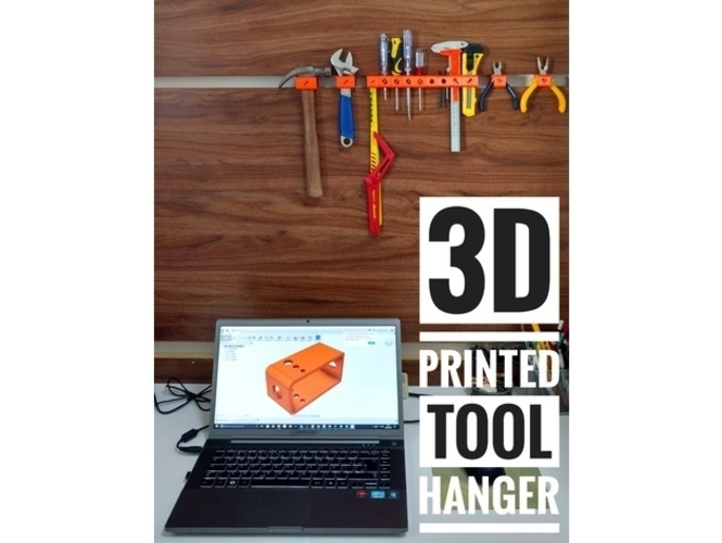 3D printed tool hanger