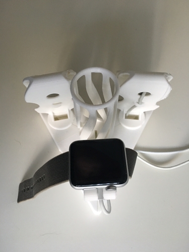Mix and Match Mobile Phone and Watch Charger Stands 3D Print 154703