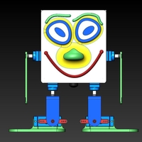 miniFloppyBot Bottom Twisting Legs - Thumbnail 1