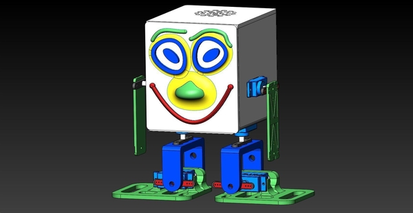 miniFloppyBot Bottom Twisting Legs