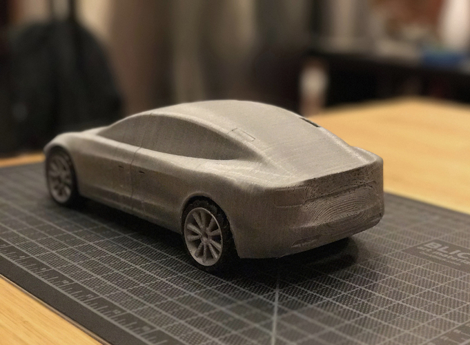 3d Printed Tesla Model 3d Print By Christianpoulsen