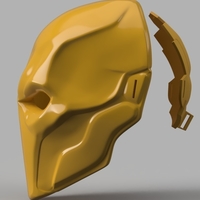 Deathstroke mask Arkham Origins with Back Piece - Thumbnail 3