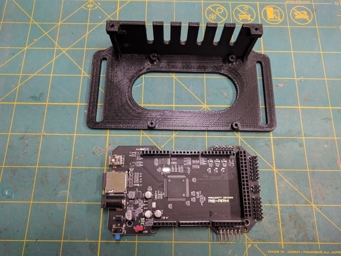 Simple Re-Arm Smoothieboard + RAMPS 1.4 mount 3D Print 154851