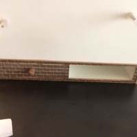 Miniature Wood stone & drawer  (bathroom) - Thumbnail 2