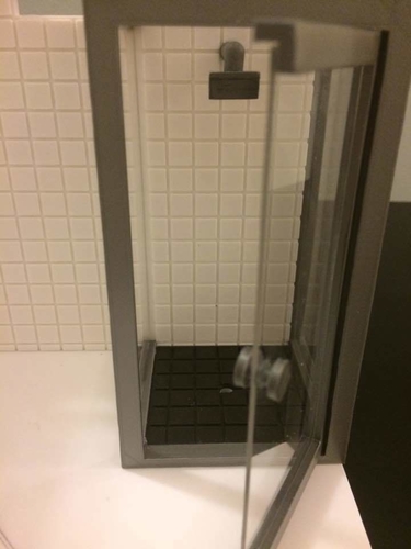 Miniature Shower Booth   (bathroom) 3D Print 154951