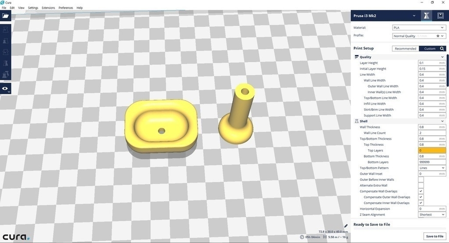 Miniature Washstand  (bathroom) 3D Print 154964