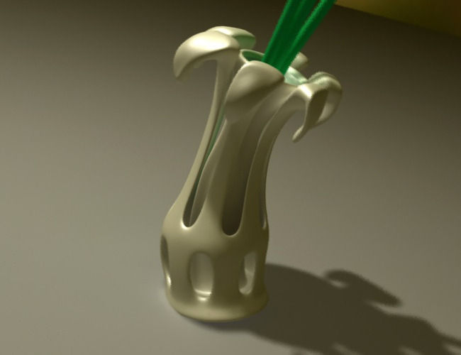 Flower Vase 3D Print 15506