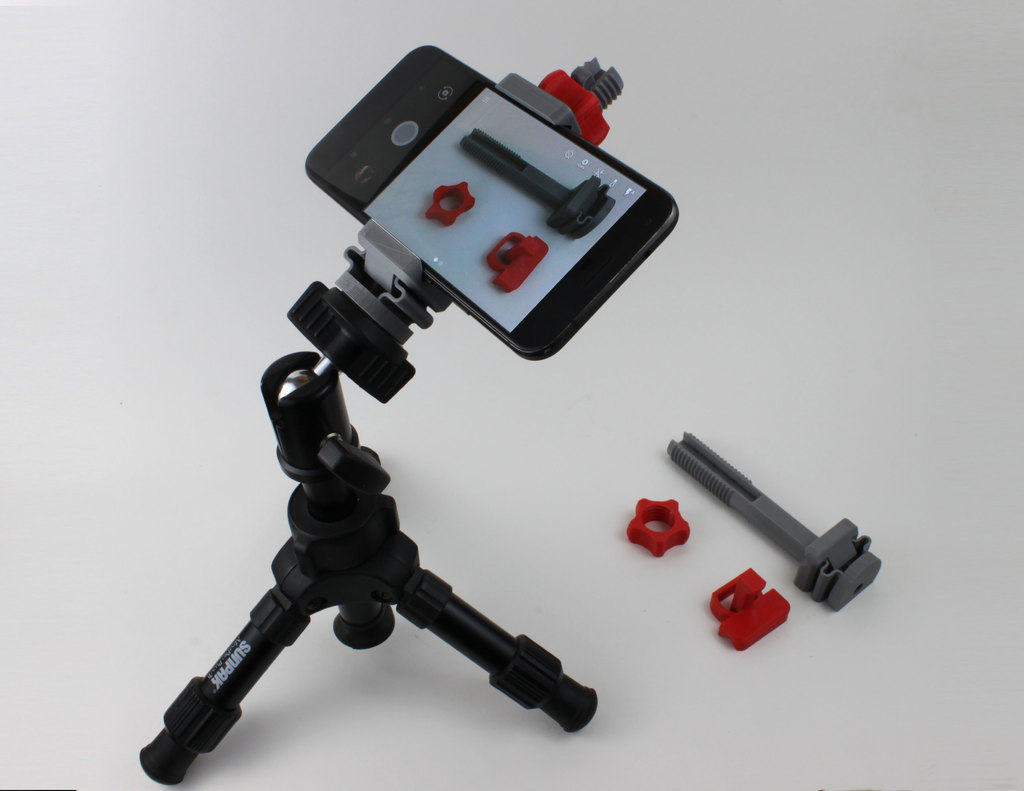 3D Printed Universal Phone Tripod Mount jakejake | Pinshape