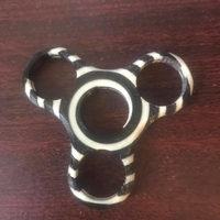 608 fidget dual colour Spiral Spinner - Thumbnail 3