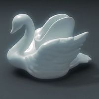 Small Swan Vase 3D Printing 15538