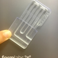 Resins Samples Holder Mini Printer Formlabs Form 2 - Thumbnail 3