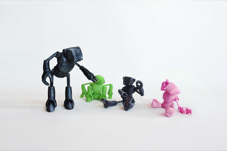 Ankly Robot - 3d Printed Assembled 3D Print 155451