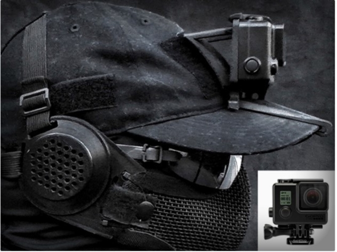 gopro hat mount standart case 3D Print 155682