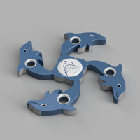 Dolphin Fidget Spinner - Thumbnail 3