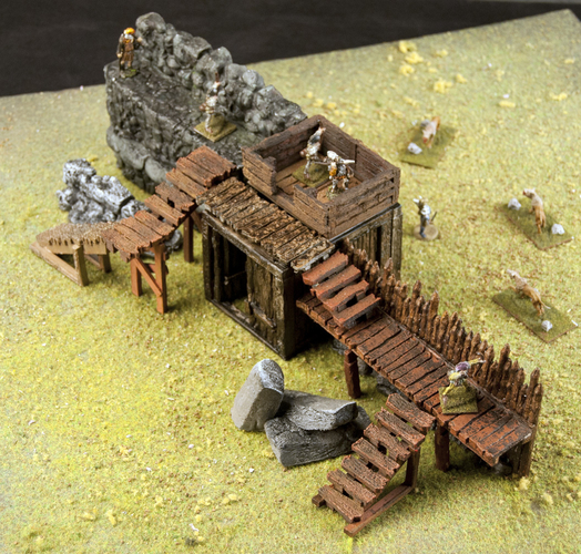 Crypt Entrance for Stronghold on the Boarderlands *OpenLOCK* 3D Print 155763