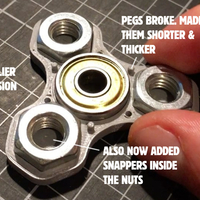 TRIFORCE MINI - colourful nutty fidget spinner - Thumbnail 5