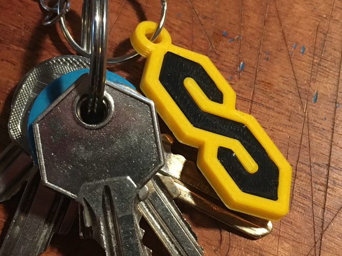 SUPER S keychain
