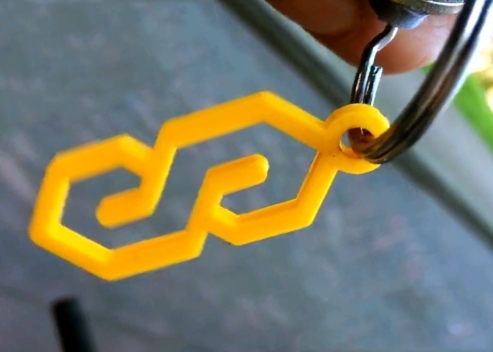 SUPER S keychain 3D Print 155821