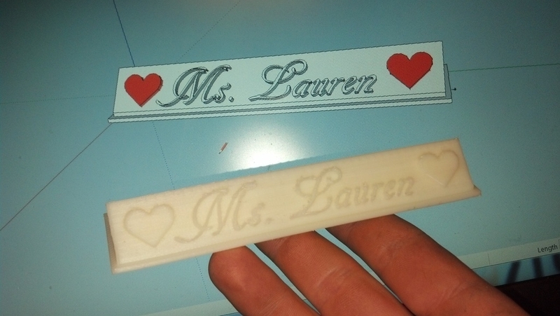 lauren name plate