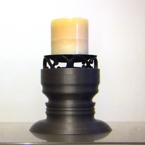 Pillar Candle Holder 3D Print 155860