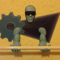 Wall-mounted Tool / Pen holder 3D Printing Guardian - Thumbnail 1