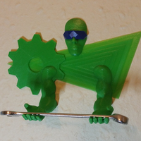 Wall-mounted Tool / Pen holder 3D Printing Guardian - Thumbnail 2