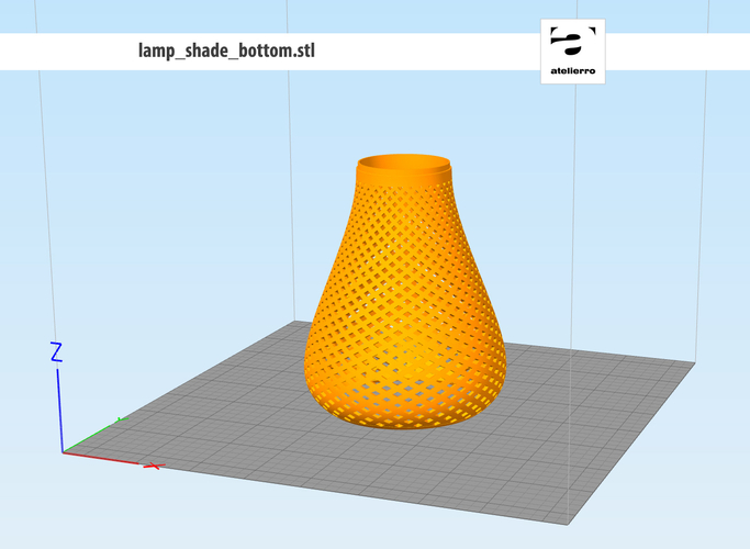 Spiral pattern lampshade 3D Print 155984