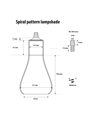 Spiral pattern lampshade 3D Print 155988