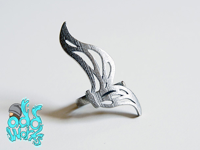 butterfly ring 3D Print 156007
