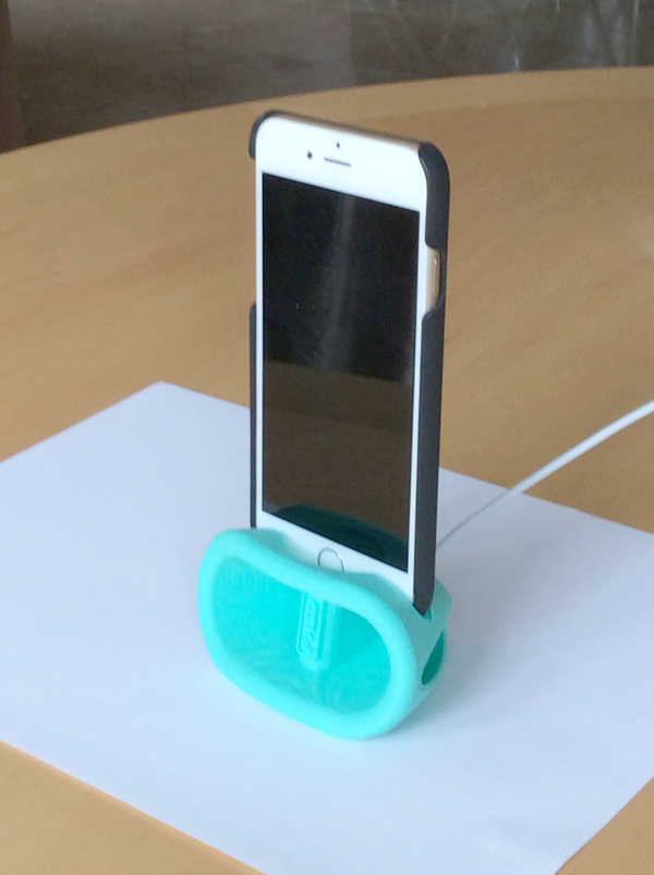 Medium iPhone 6 and above  Passive Amplified Dock and Stand 3D Printing 156091