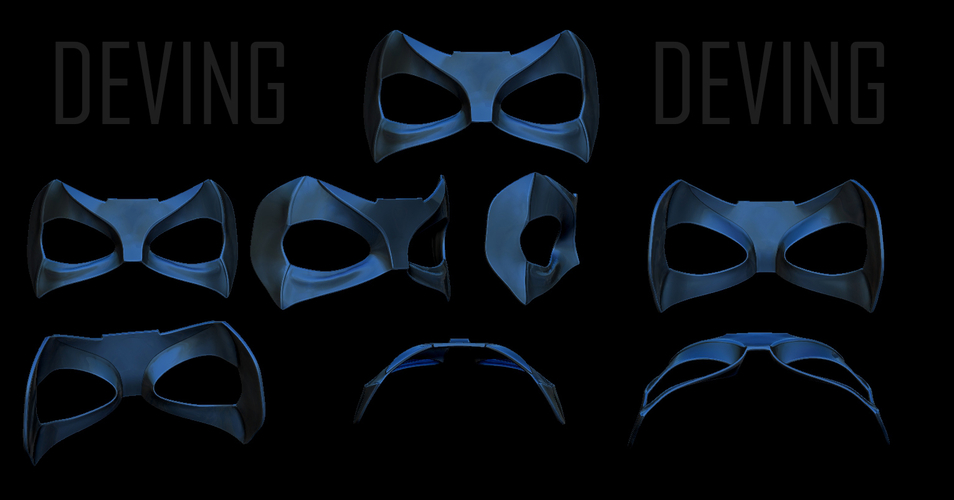 Black Canary Mask--CW arrow season 6 3D print model 3D Print 156108