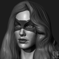 Black Canary Mask--CW arrow season 6 3D print model - Thumbnail 2