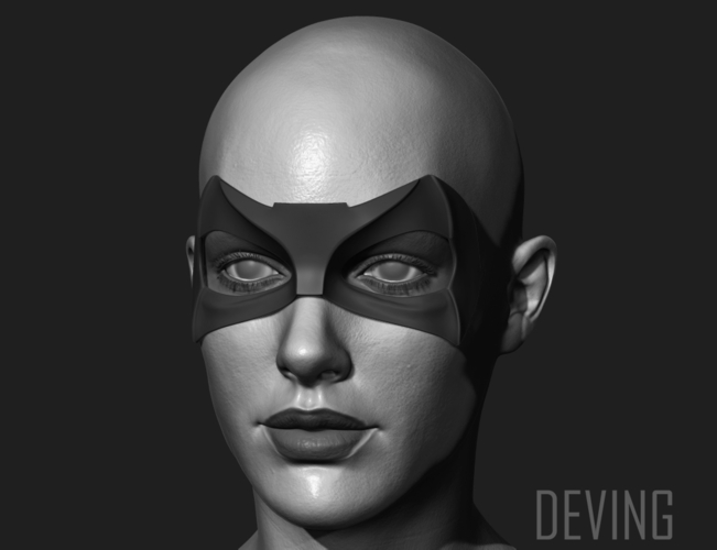 Black Canary Mask--CW arrow season 6 3D print model 3D Print 156110
