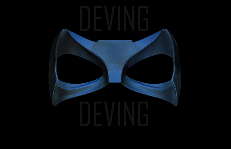 Black Canary Mask--CW arrow season 6 3D print model