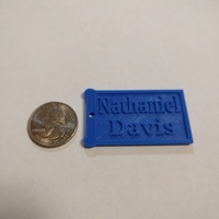 Customizable keychain - Thumbnail 1