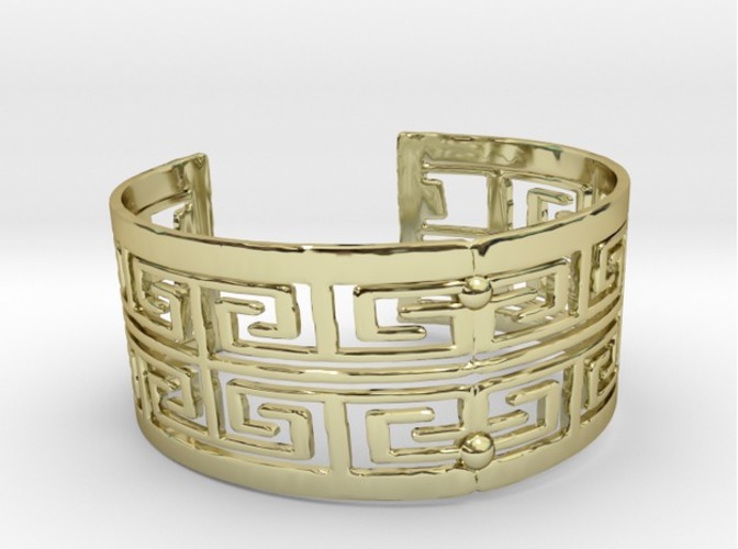 Mayan Bracelet 3D Print 15621